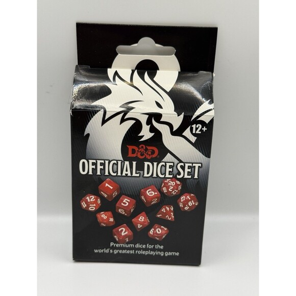 Dungeons and Dragons D&D OFFICIAL DICE SET  OF 11 SEALED - Picture 1 of 2
